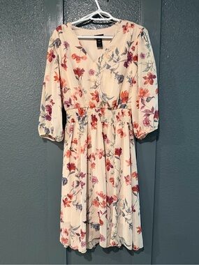 Kate & Lily Floral Midi Dress Size 12